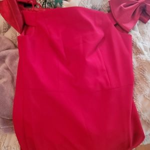 Dress size 4 red